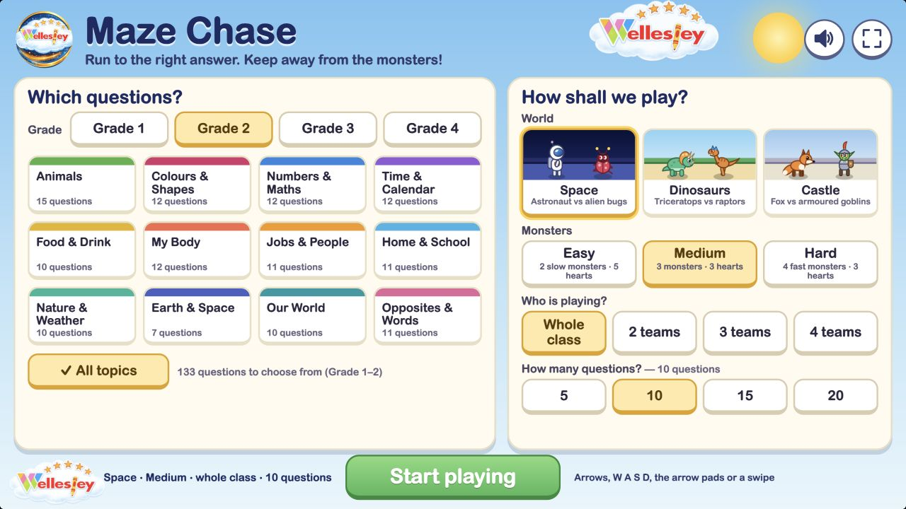 Maze Chase game preview