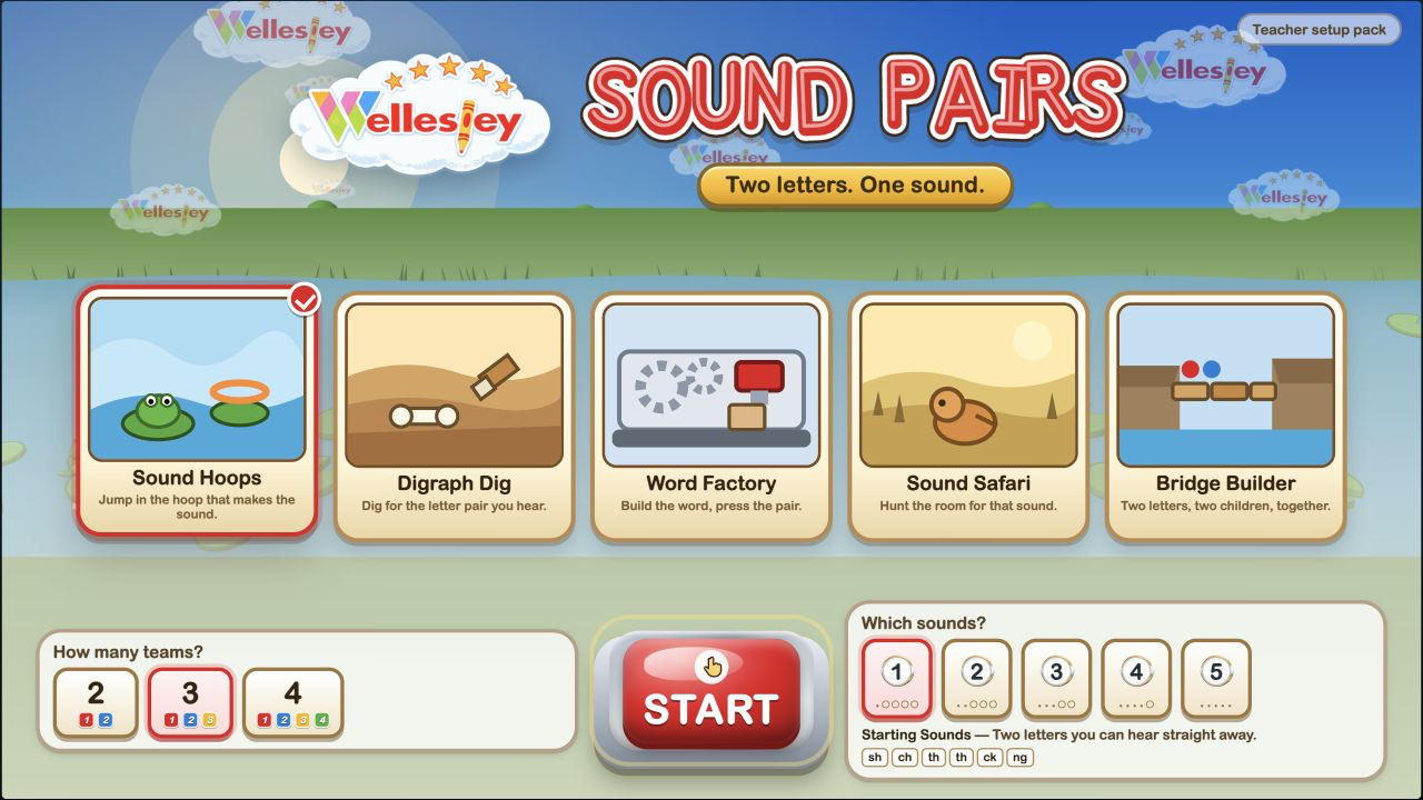 Wellesley Sound Pairs game preview